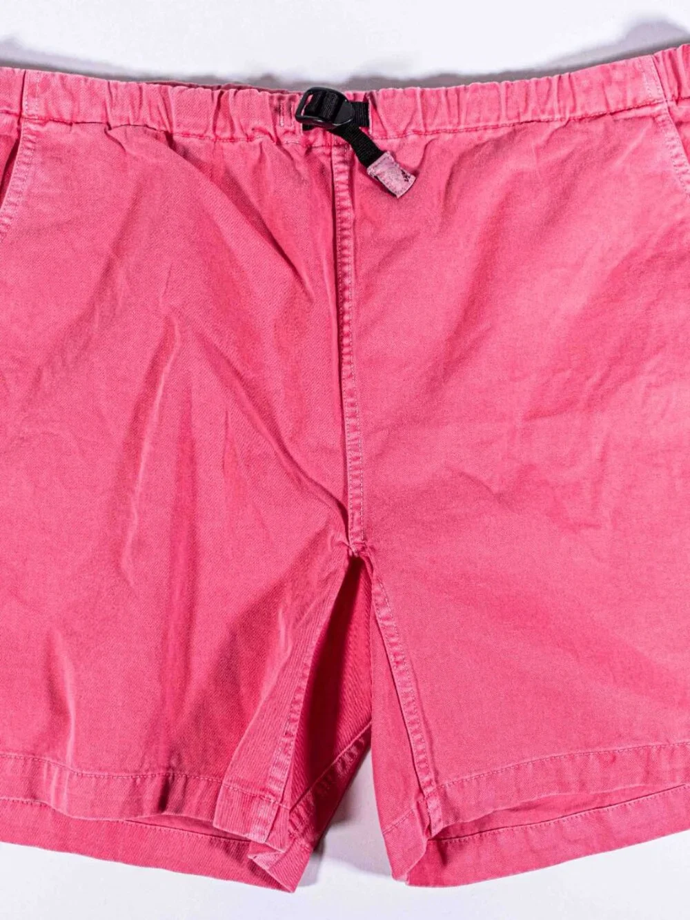 ramicci Vintage Hiking Shorts Mens XL Belted Sun Faded Twill Gorpcore Y2K Salmon